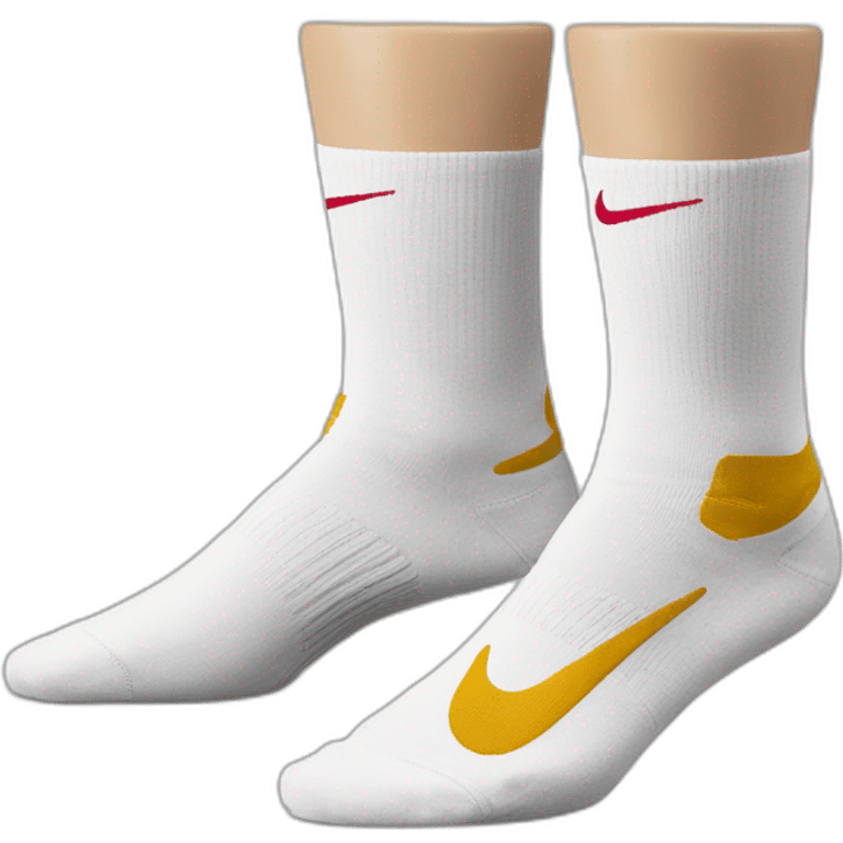 Claquettes chaussettes Nike  emoji