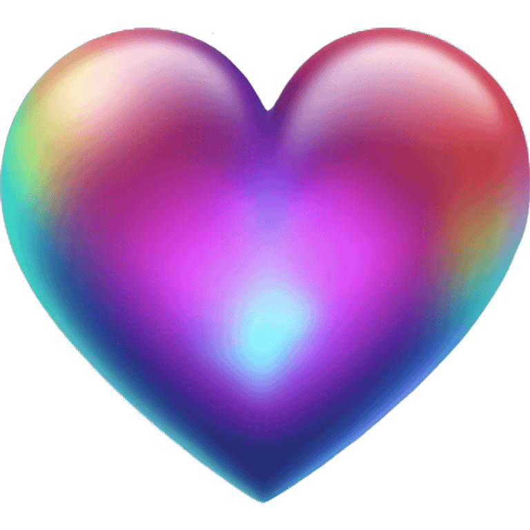 technicolored aura heart  emoji