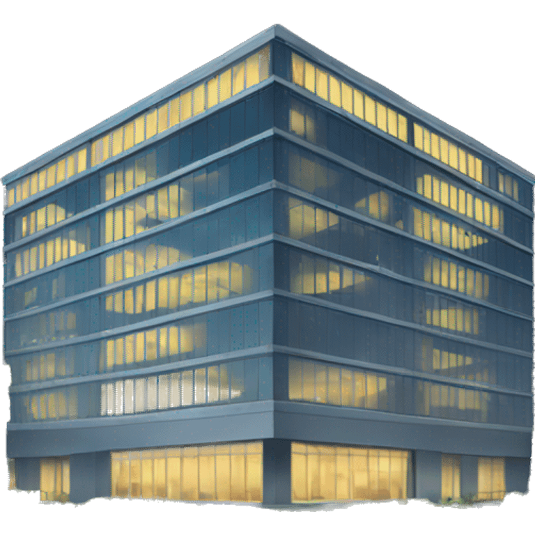 office building night emoji