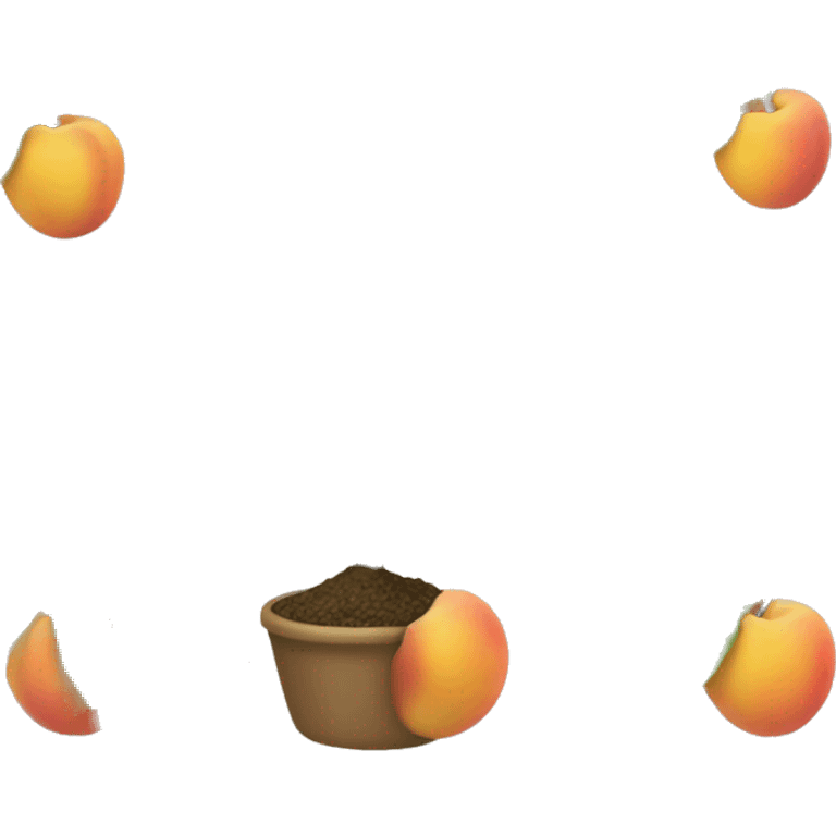 rggplant going into a peach emoji