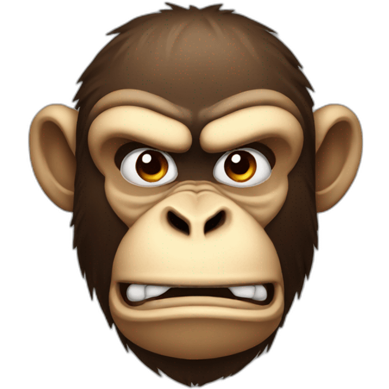 monkey angry emoji