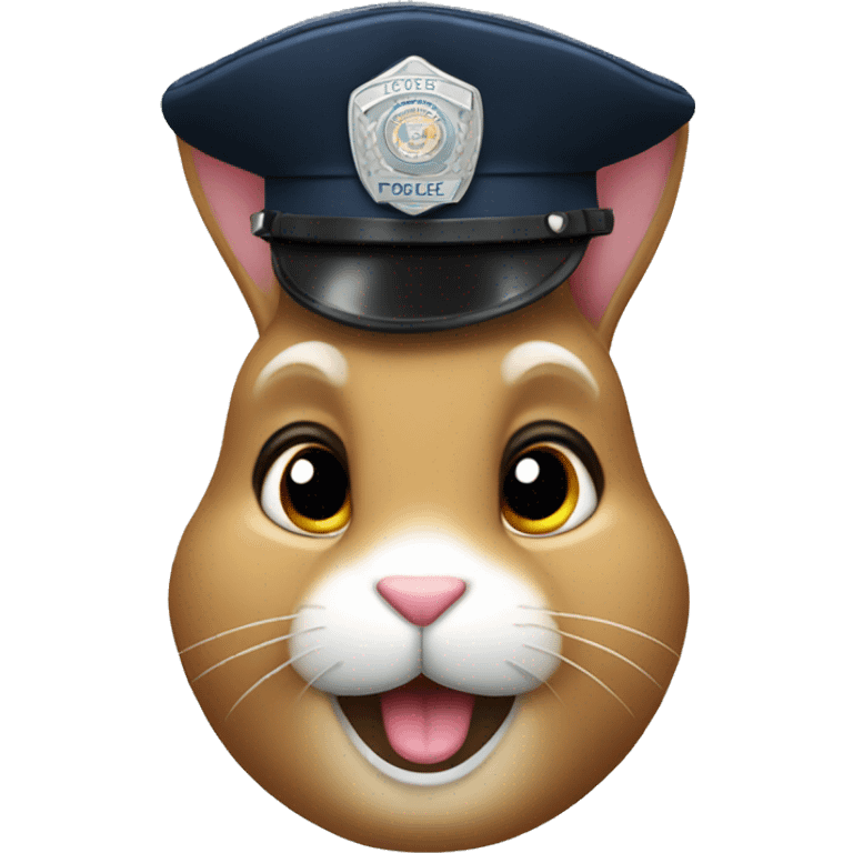 rabbit police sergeant emoji