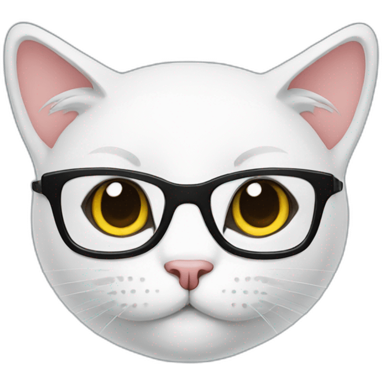 nerd cat emoji