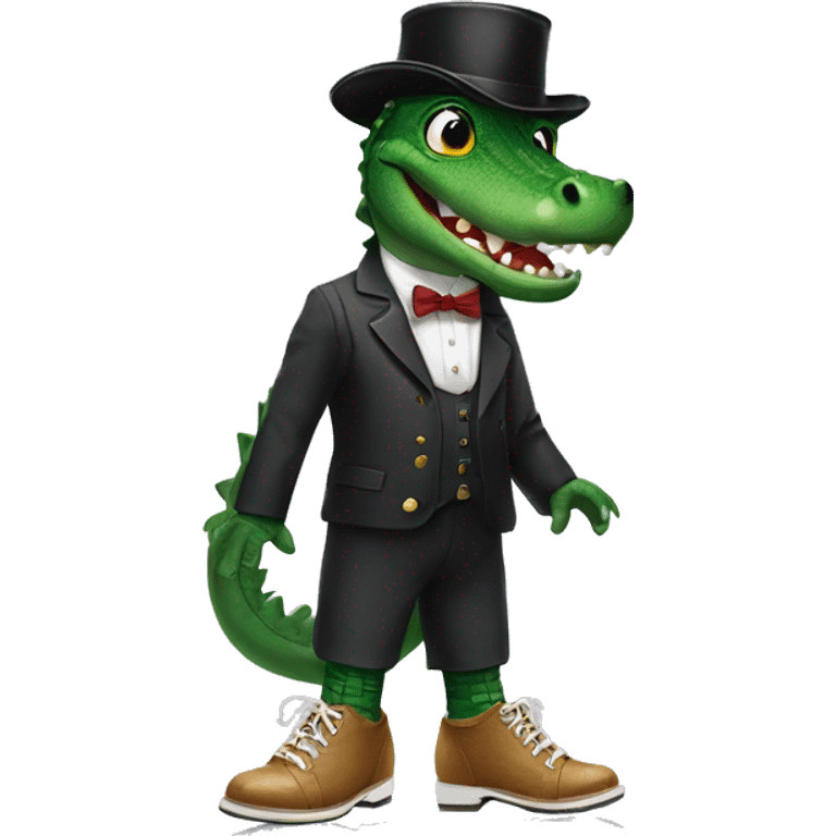 alligator in tap shoes  emoji