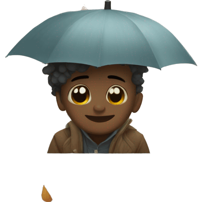 Rainy autumn day  emoji