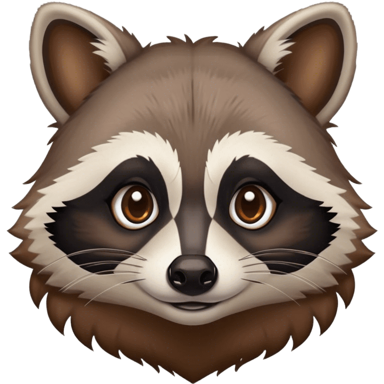 Handsome racoon  emoji