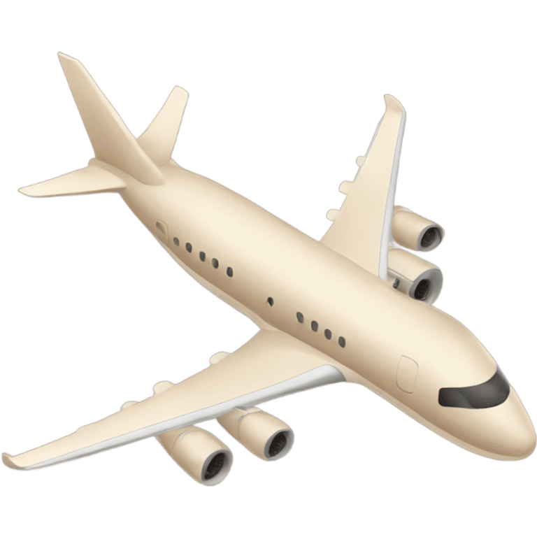 beige airplane emoji