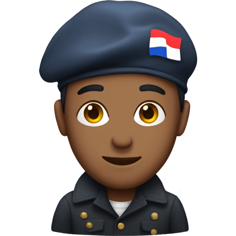 french man wearing a beret emoji