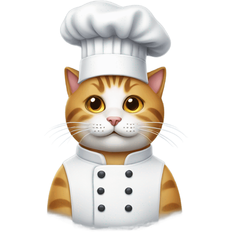 Cat with chefs hat emoji