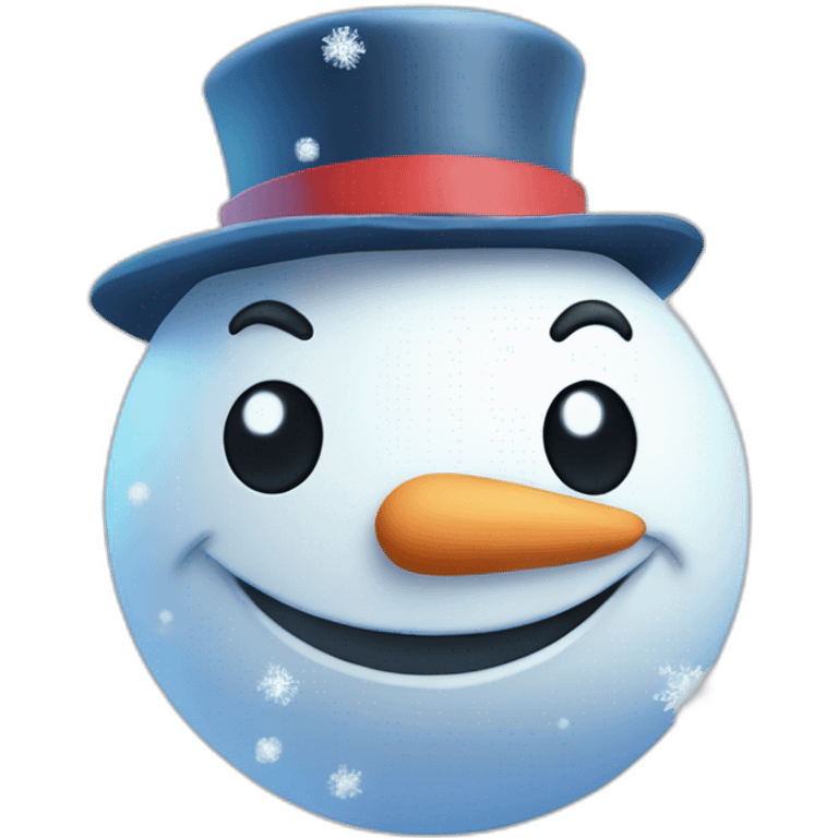 Snowman Statue Epic Mystery Legendary NewYear PokemonTheme Pokeball Snowfall Snowballs emoji