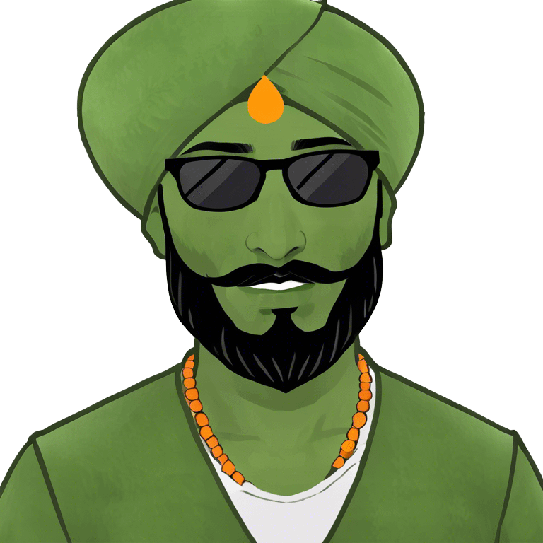 Sikh guy witn sunglasses  emoji