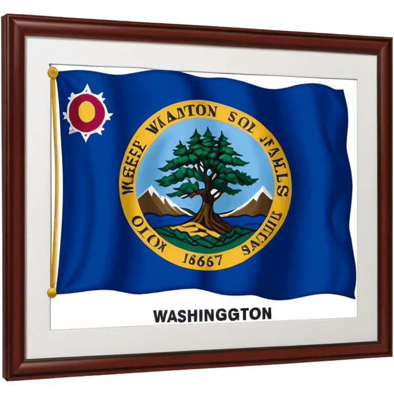 Washington state flag emoji