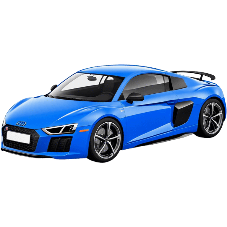 Audi R8 - Audi (Model Year: 2022)(Iconic Blue and Black) emoji