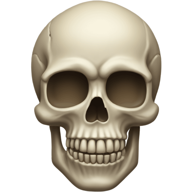 Skull warning sign emoji