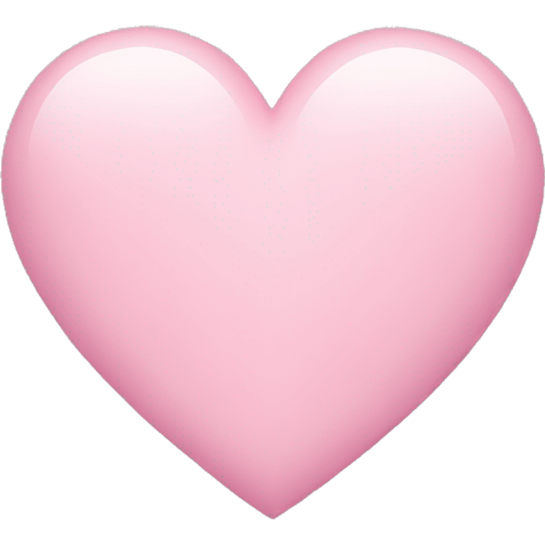 light pink heart  emoji