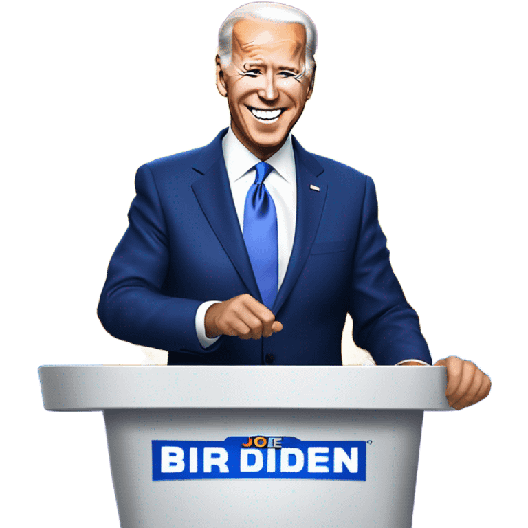 Joe Biden hosting Family Feud emoji