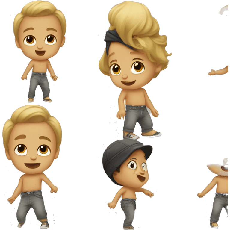 Baby doing dougie  emoji