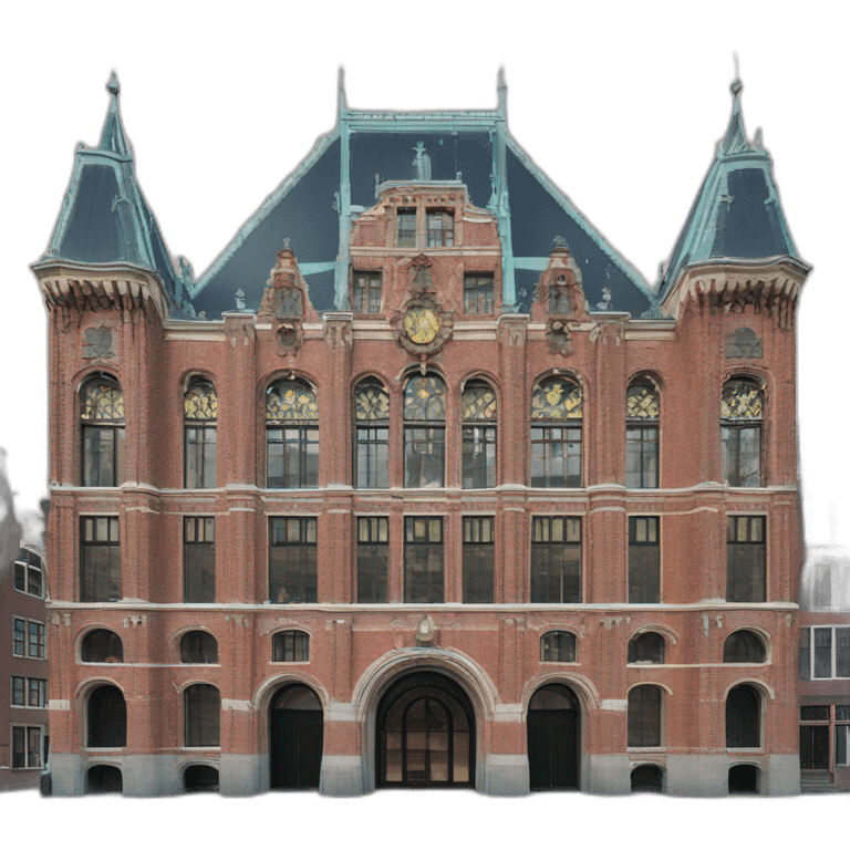 beurs van berlage building, amsterdam emoji