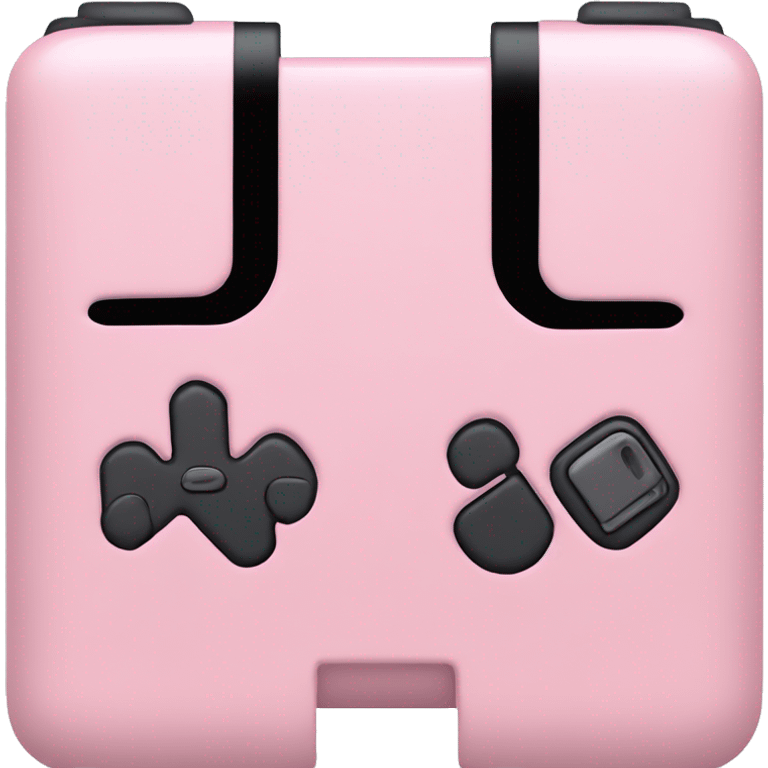 Soft pink Nintendo switch  emoji