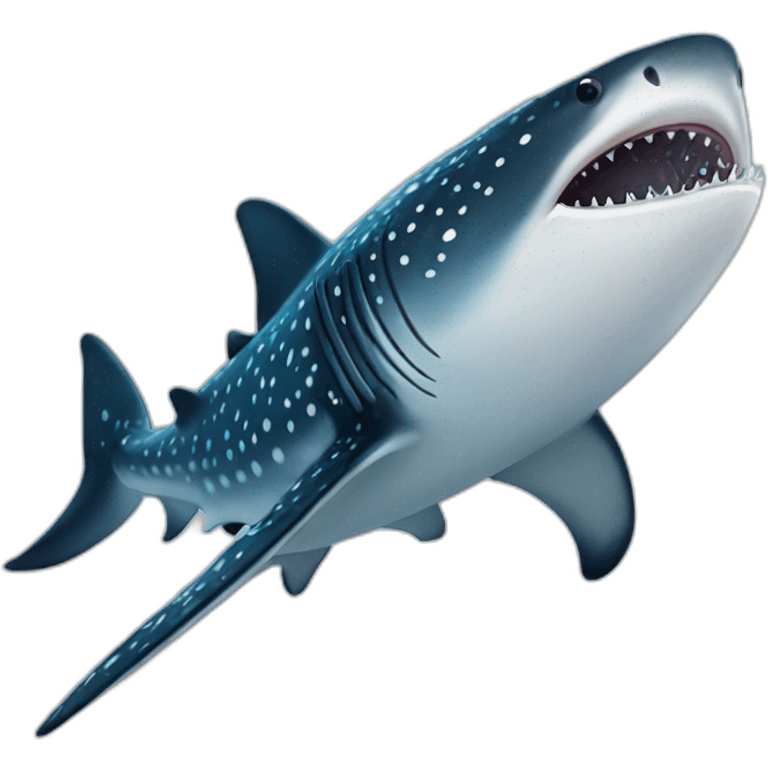 Whale shark emoji