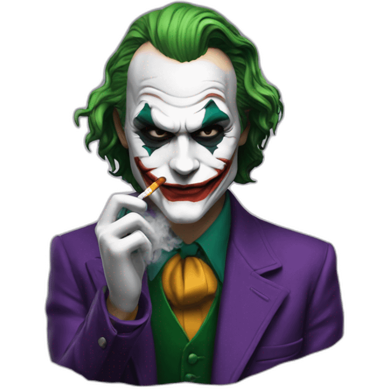 The joker smoke cigaret emoji