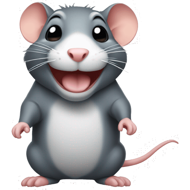 Rat happy emoji