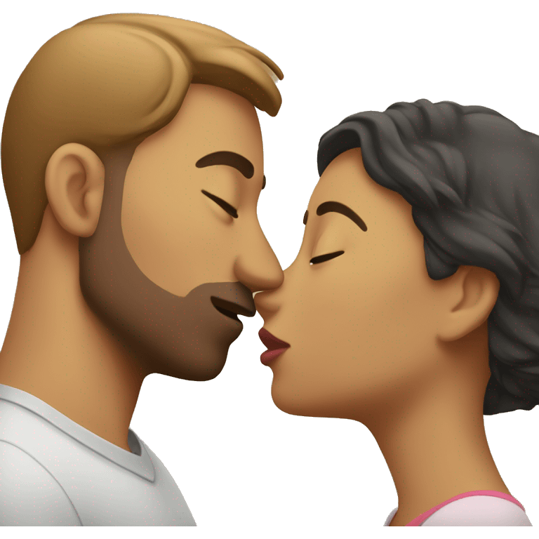 a couple kissing  emoji