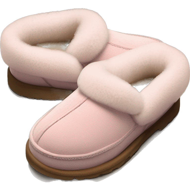 Light pink UGG Tasman slippers  emoji