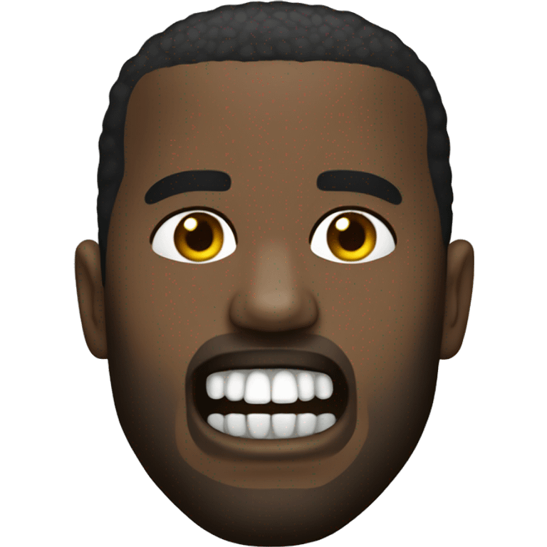 kanye wear metal teeth emoji