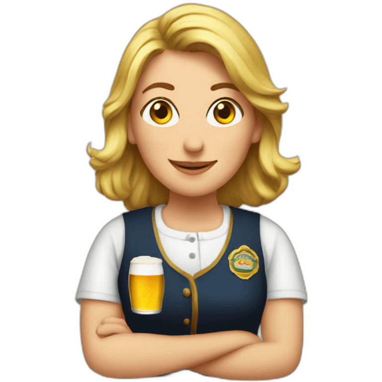 Elisabeth borne beer emoji