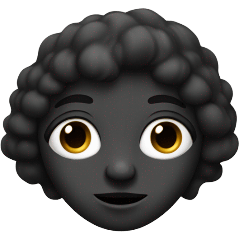 Side eye black  emoji