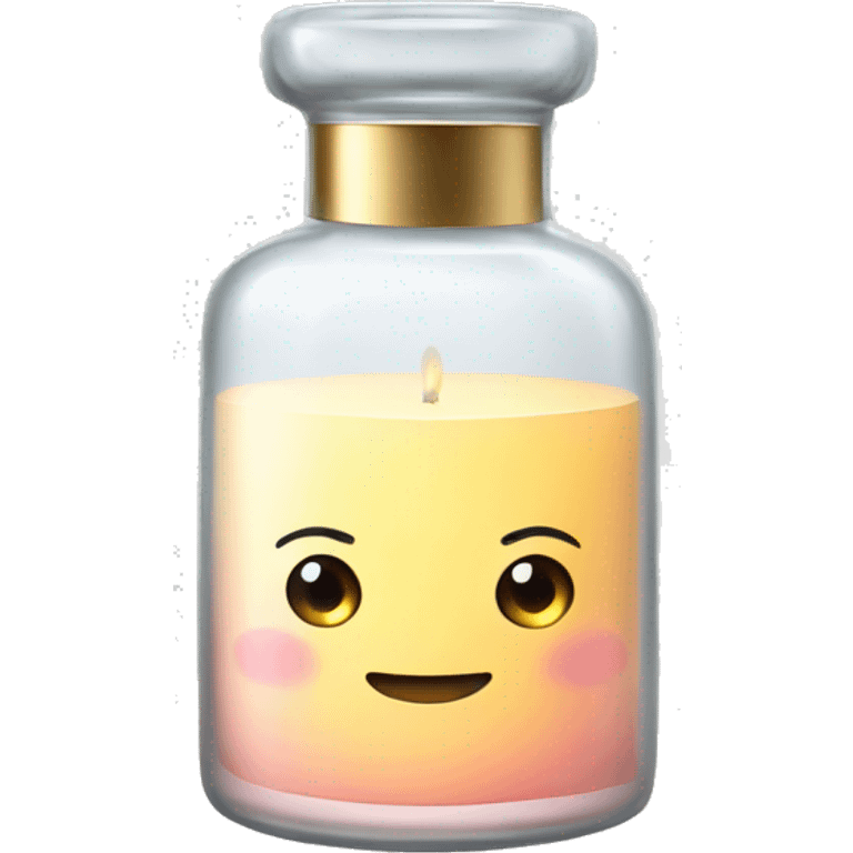 a perfume candle in a glass jar emoji