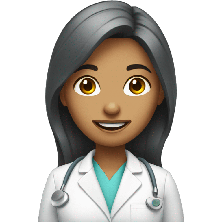 Young dentist woman emoji