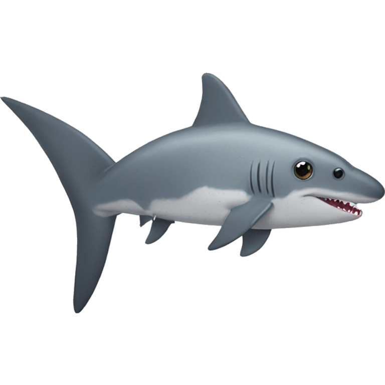 Pigeon shark Christmas emoji