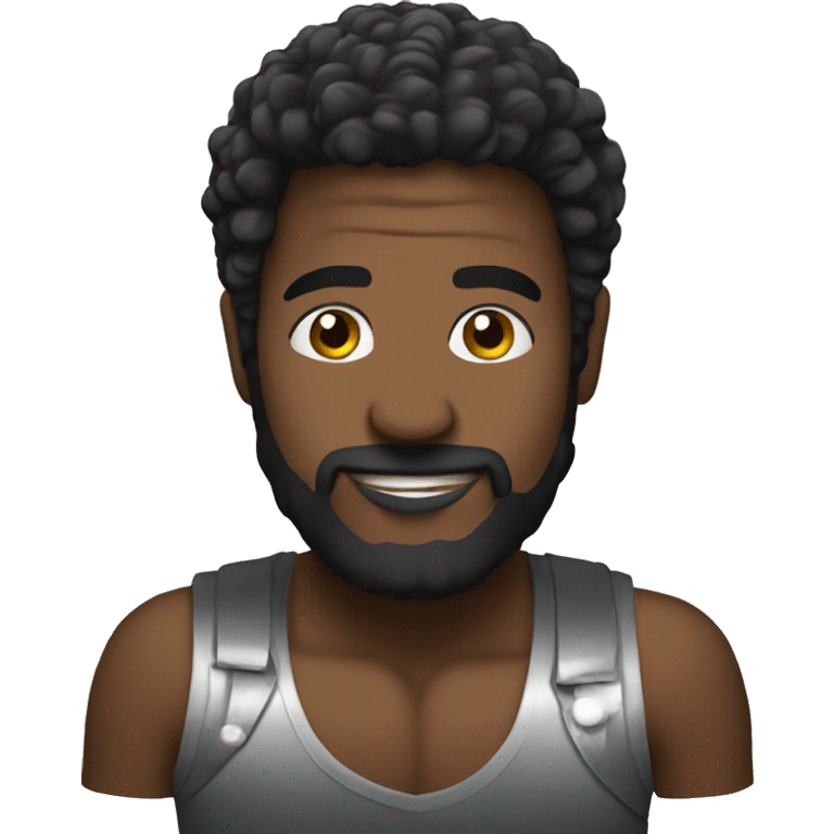 Black disco balil emoji