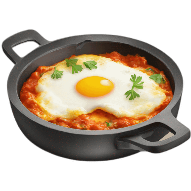 shakshuka with one egg only emoji