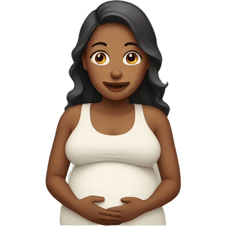 pregnant woman emoji