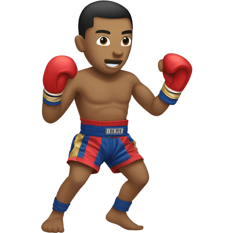 muay thai emoji