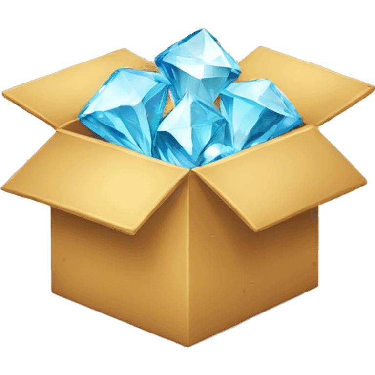 box with diamonds emoji