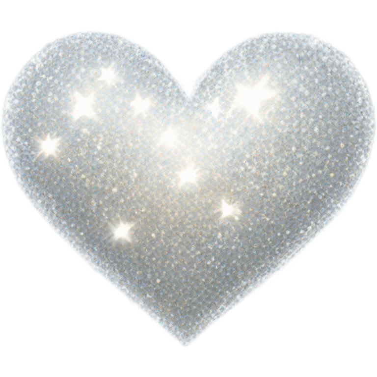 White heart sparkles  emoji