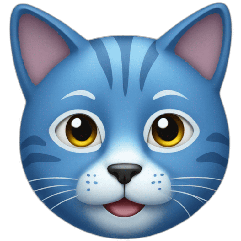 blue cat emoji