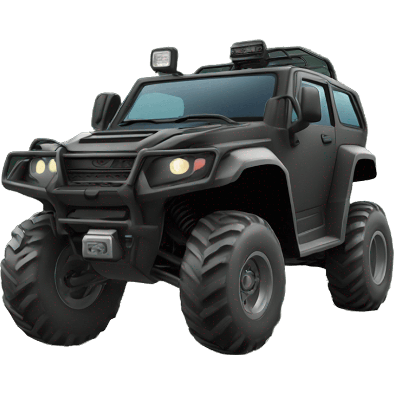 All terrain vehicles  black emoji