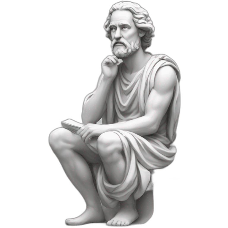 philosopher-statue emoji