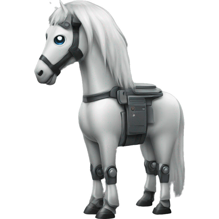 robot horse emoji