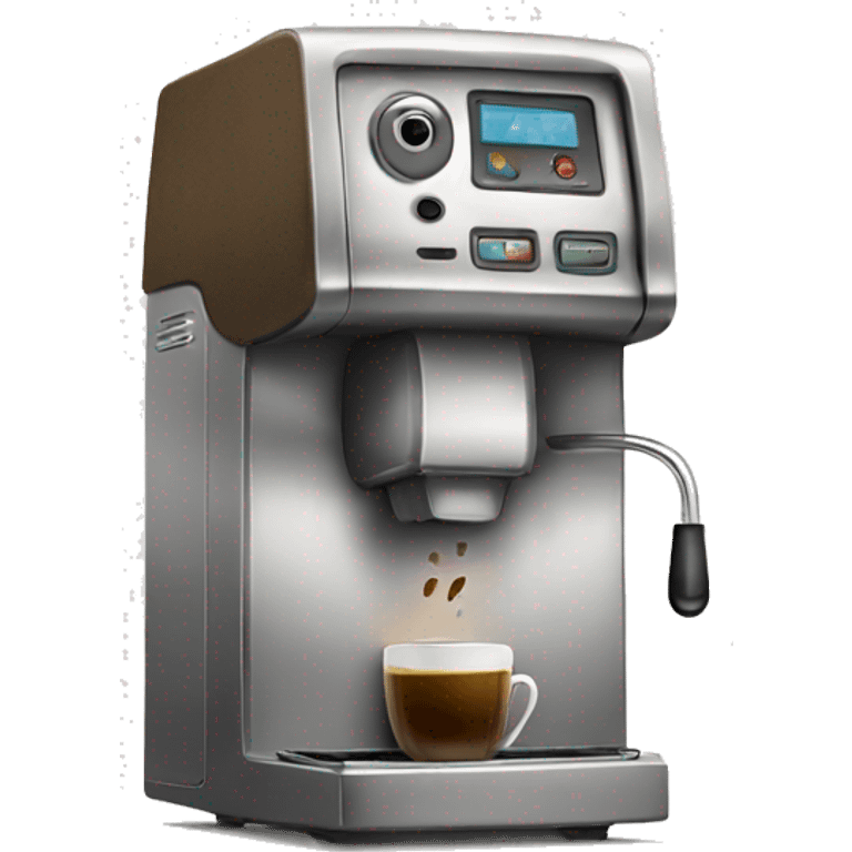 a distressed coffee machine emoji