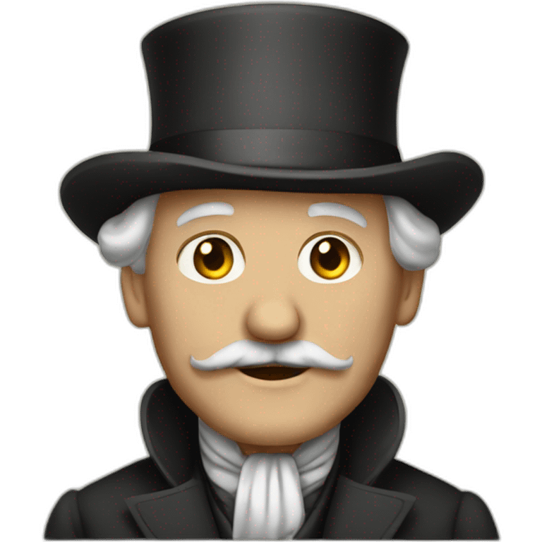 an old gentleman in the 19th century emoji