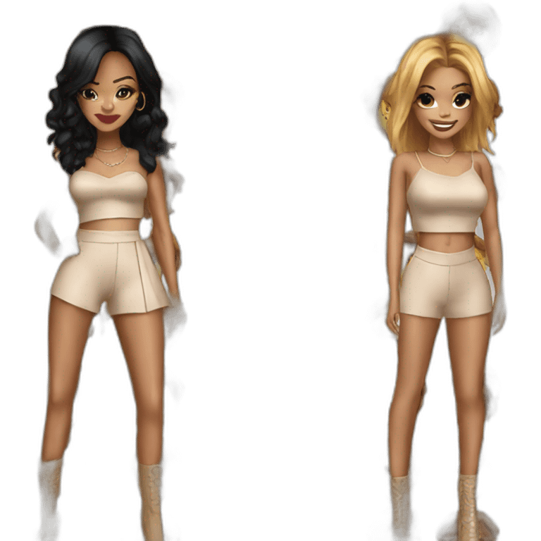 Kylie with Rihanna emoji