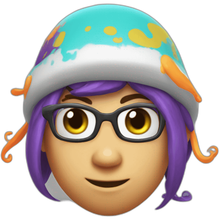 Inkling splatoon emoji