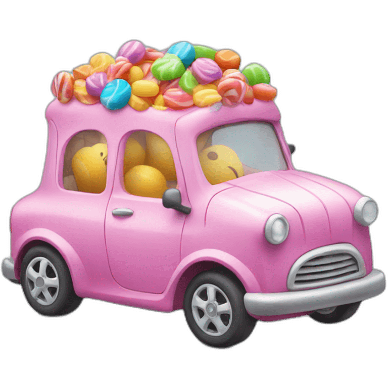 Candy car emoji