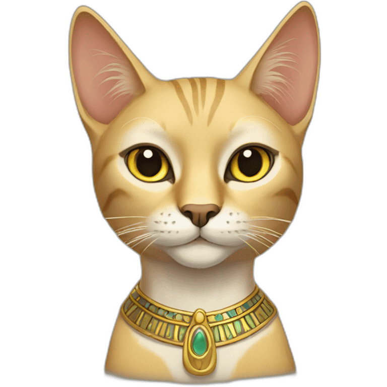 an egyptian cat emoji